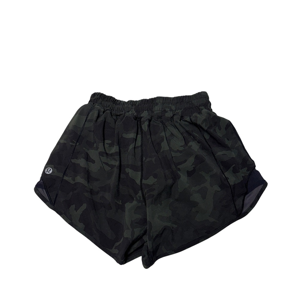 Lululemon Hotty Hot High-Rise Lined Heritage 365 Camo Deep Coal Womens 2T W22 L4 - Picture 4 of 9